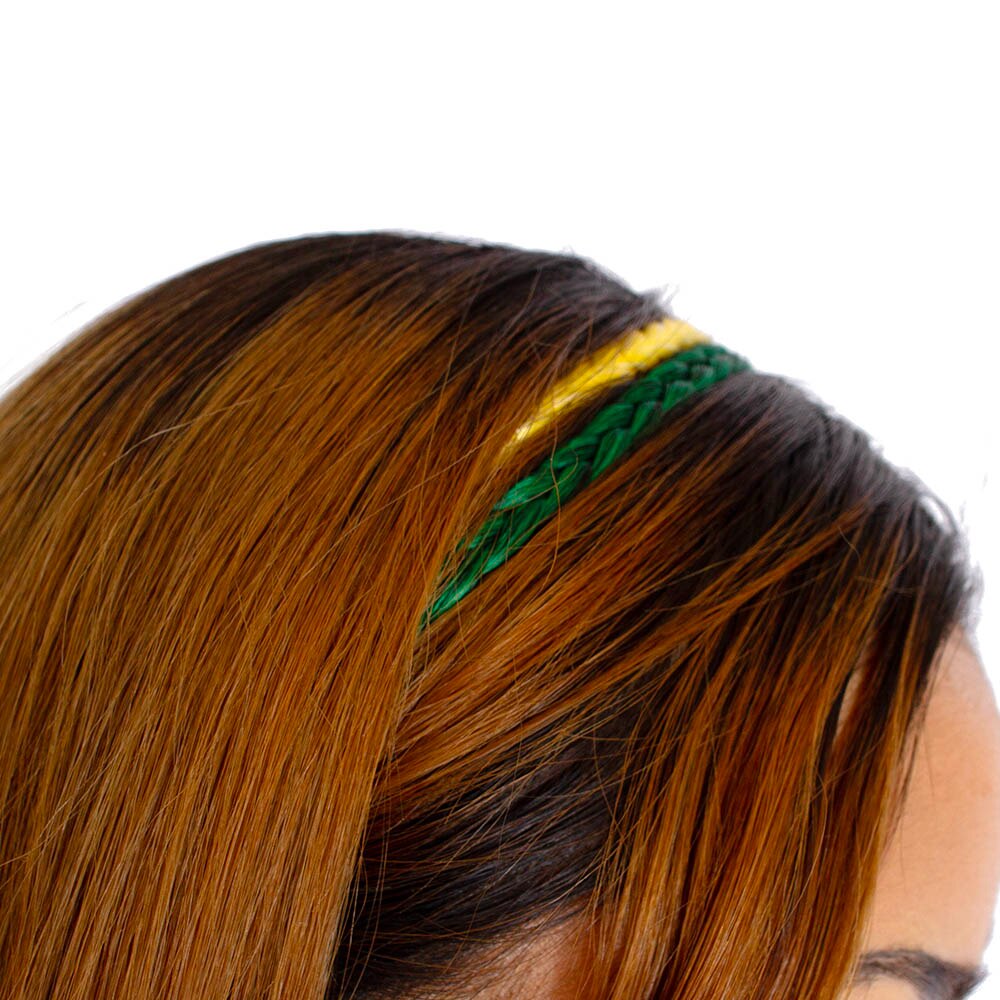 Ducks Spirit, Green, Headbands, Accessories, Women, HairUWear, Braided, 905438